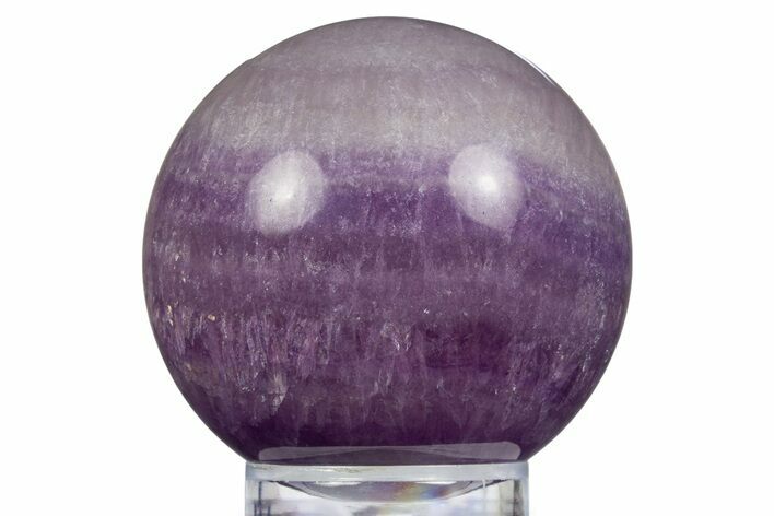 Purple Banded Fluorite Sphere - China #319779